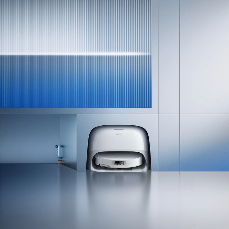 The Roborock P20 Ultra robot vacuum has a domed docking station. (Image source: Roborock)