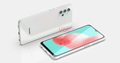 A recent Galaxy A32 render. (Source: Voice)