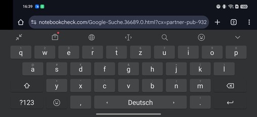 OnePlus 13: Default keyboard