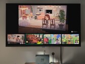 Switch 2 GameChat shown on a TV