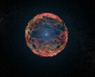 An image showing the supernova SN 1993J.