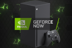 GeForce NOW is now playable on Xbox Series X with the Edge browser. (Image source: Microsoft & NVIDIA - edited)