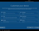 Windows 10 Insider Preview Build 20231 initial device setup (Source: Windows Experience Blog)