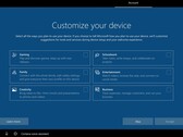 Windows 10 Insider Preview Build 20231 initial device setup (Source: Windows Experience Blog)