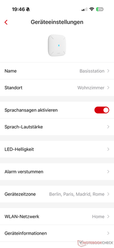 Base Station Settings