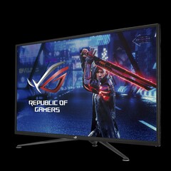 The Asus ROG Strix XG43UQ is a 43-inch 4K 144 Hz display with two HDMI 2.1 ports. All images via Asus