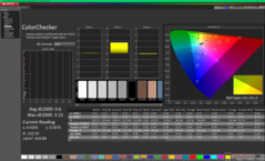 ColorChecker after calibration (P3)