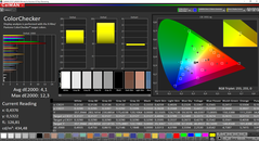 CalMAN ColorChecker calibrated (target color space P3)