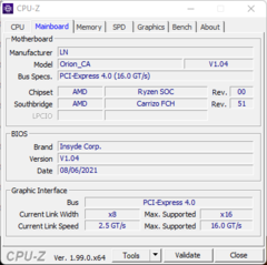 CPU-Z mainboard