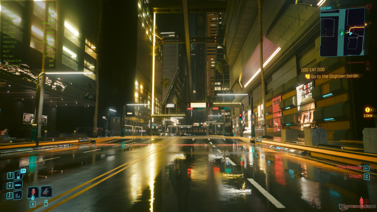 Cyberpunk 2077 DLSS 4 Ultra Performance. (Image Source: Notebookcheck)