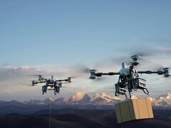 FlyCart 100: Drone for heavy loads. (Image source: DJI)