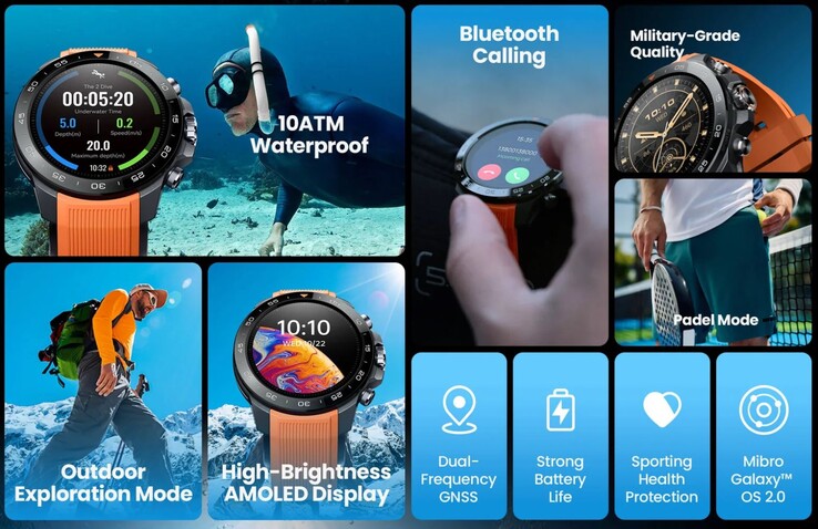 Diving functions are available. (Image source: Mibro)