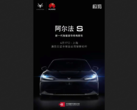 ARCFOX teases its first Huawei-tuned car. (Source: Weibo)