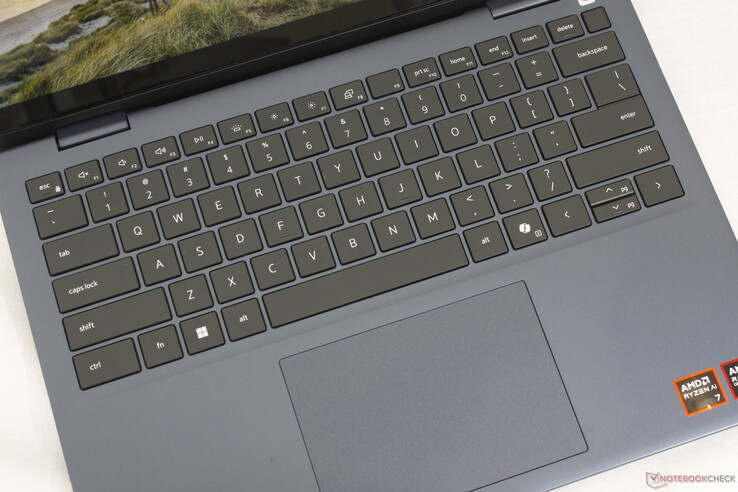 11.5 x 8 cm clickpad. Despite the name change, the typing experience is essentially the same as on last generation Inspiron models