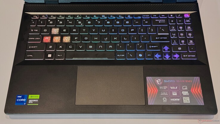 The keyboard comes with plenty of RGB, a full-size numpad, and actually usable direction keys