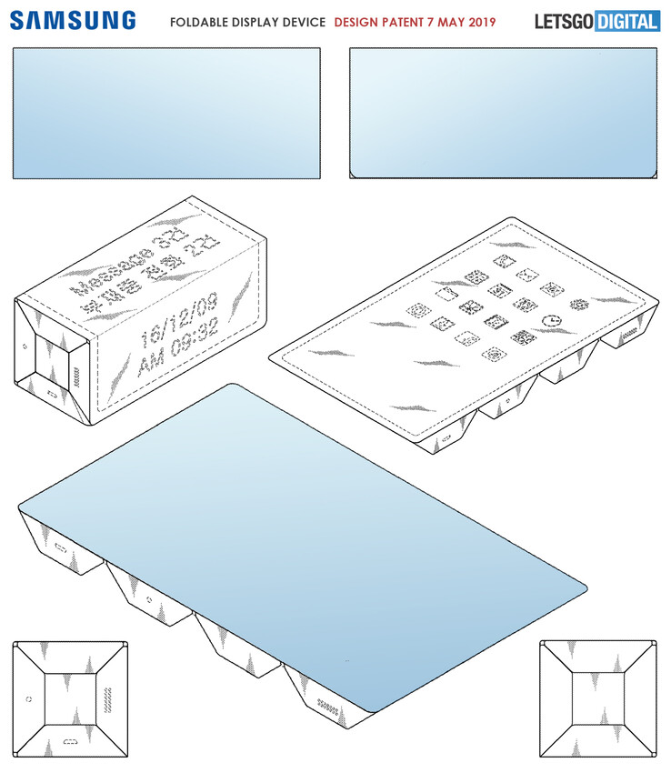 A schematic showing the "display device" in both of its apparent modes. (Source: LetsGoDigital)