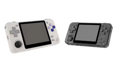 The RGB10X has been shown in multiple colours so far. (Image source: via NITTRX & RetroHandhelds)