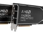 The AMD Radeon Pro W7900 now comes in a dual-slot variant at reduced MSRP. (Image Source: AMD)