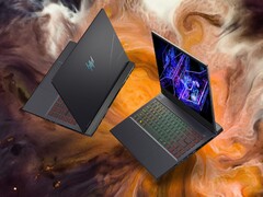 The Acer Predator Helios Neo 14 is moderately heavy at 1.9 kg/4.19 lbs. (Image source: Acer, Unsplash, edited)