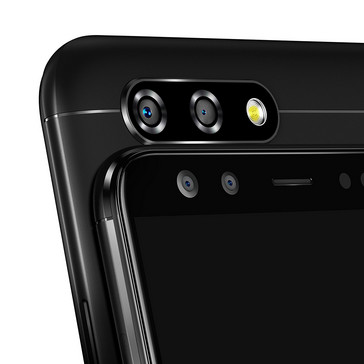 BLU Vivo X dual cameras closeup