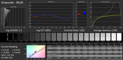 CalMAN Grayscale – Optimised Settings