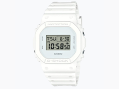 Pictured - the new Casio G-Shock DW-5600WW-7 clad in white. (Image source: @morgan_gshock on Instagram)