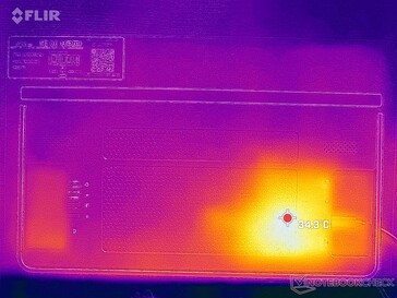 Temperature profile (back)