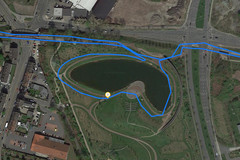 GPS Test: Huawei Mate 20 – Cycling around a lake