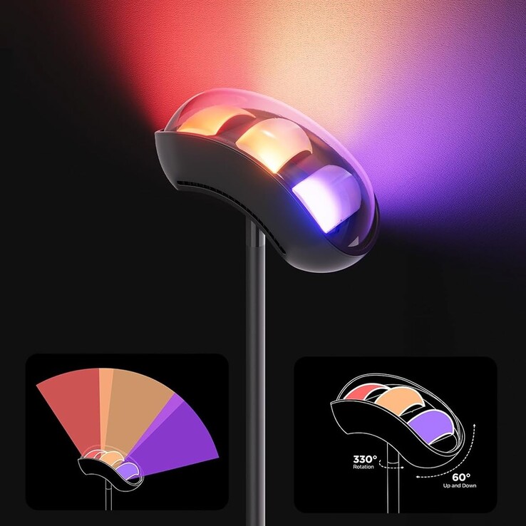 The Govee Torchiere Floor Lamp. (Image source: Govee)