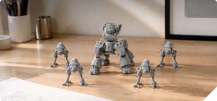 Small objects should be able to be created with a high level of detail