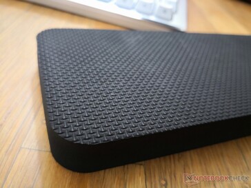Wrist rest appears to be similar to many yoga mat materials