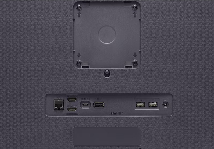 The UltraGear OLED 45GX90SA has a decent selection of ports. (Image source: LG)