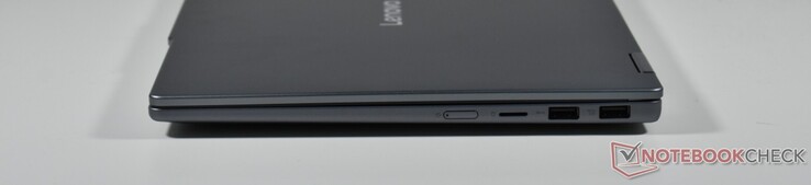 right: Power-Taste, microSD Card Reader, 2x USB-A 3.2 Gen 1