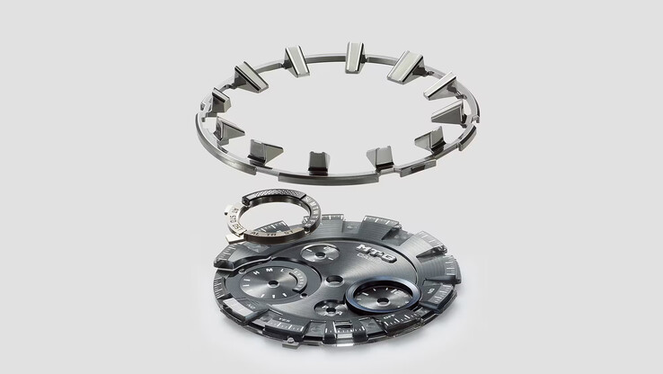 The Casio MTG-B4000B-1A features a multi-layer dial.