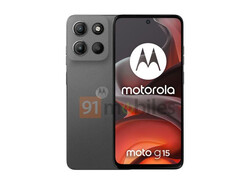 The Moto G15 will have a larger display than its predecessor. (Image source: 91Mobiles)