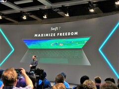 The Acer Swift 7 is expected to feature Intel 'Amber Lake-Y' CPUs and will officially launch in 2019.