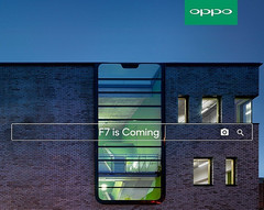 OPPO F7 teaser shows notched display (Source: OPPO)