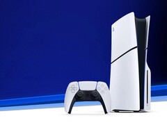 Product image of PlayStation 5 with DualSense controller. (Image source: Sony)