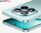 Redmi Note 15 Pro+ appears to have a design that's very similar to its predecessor. Pictured: a promo picture of the phone. (Image source: Xiaomi)