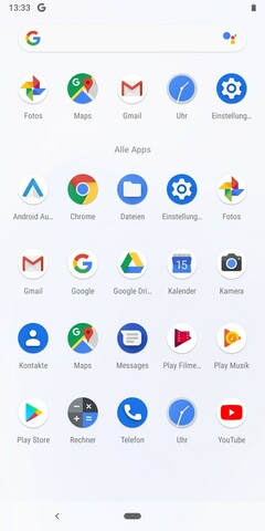 Default app drawer