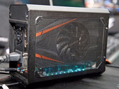 The Aorus "Gaming Box" is less than half the size of competing external graphics docks. (Source: LaptopMag)