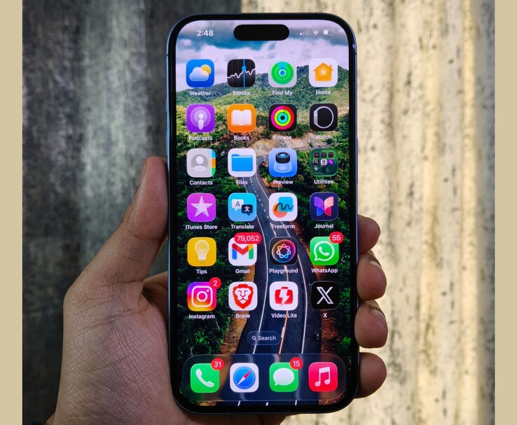 iPhone home screen running iOS 26.2, showing app icons and updated interface elements (Image source: Yetnesh Dubey)