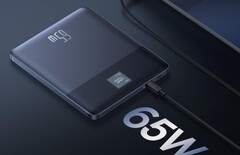 The Baseus Blade 2 power bank features dual USB-C ports with a peak output of 65 watts. (Image source: Amazon)