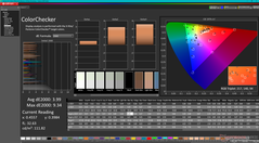 ColorChecker before calibration