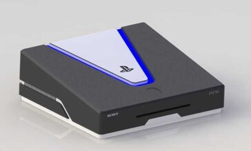 PS5 fan-made concept. (Image source: Twitter via @jabka_ziizey)