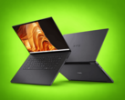 Dell XPS 16 Creator Edition shown with its display open and rear panel visible