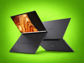 Dell XPS 16 Creator Edition shown with its display open and rear panel visible