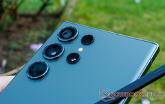 The Galaxy S24 Ultra will offer an improved 200 MP primary camera, marketed as the ISOCELL HP2SX, Galaxy S23 Ultra pictured. (Image source: Notebookcheck)