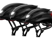 The Lumos Ultra smart helmet can also be fitted with an optional visor. (Image source: Kickstarter/Lumos)