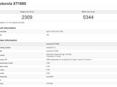 Motorola XT1650 smartphone spotted on Geekbench